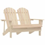 Cumpara ieftin Scaun de gradina Adirondack cu 2 locuri, lemn masiv de brad