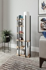 Lampadar Moda Dor Negru 45x25x135 cm
