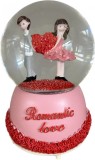 Cumpara ieftin Glob de sticla muzical decorativ 15 CM, Cuplu