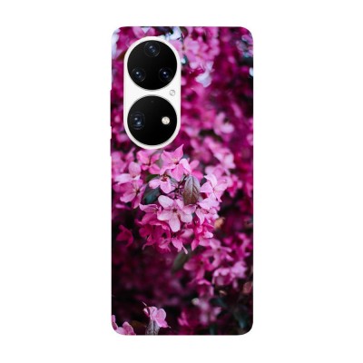 Husa compatibila cu Huawei Mate 40 Pro model Magenta flower, Silicon, TPU, Viceversa foto
