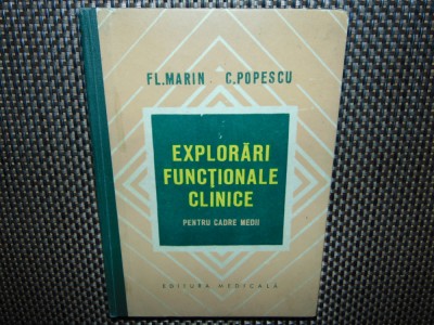 EXPLORARI FUNCTIONALE CLINICE -PTR. CADRE MEDII -FL.MARIN,C.POPESCU foto