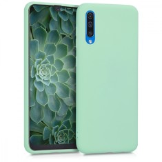 Husa pentru Samsung Galaxy A50, Silicon, Verde, 48054.50 foto