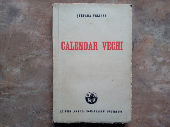 Stefana Velisar - Calendar vechi , 1939