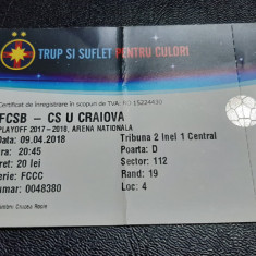 Bilet FCSB - CS U Craiova