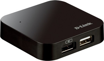 HUB extern D-LINK, porturi USB: USB 2.0 x 4, conectare prin USB 2.0, alimentare retea 220 V, negru, &amp;quot;DUB-H4&amp;quot; (timbru verde 0.8 lei) foto