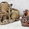 set calimara veche sculptata in roca, sfarsit de sec, XIX