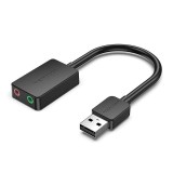 PLACI de SUNET Vention 2-port USB External Sound Card 0.15M Black, &quot;CDYB0&quot; (timbru verde 0.08 lei)