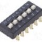 Intrerupator DIP, 2 pozitii, montare SMT, 6 sectiuni, OMRON OCB - A6SN6104