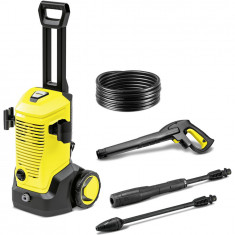 Aparat de spalat cu presiune Karcher K 5 EU, 2100 W, motor universal, 145 bar, 5000 l/h debit maxim, furtun de presiune 8 m, contine: pistol de inalta