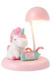 Cumpara ieftin Lampa de veghe interactivă Unicorn, plastic, lumini reglabile, 15 cm Engros