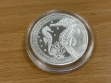 Barbados 2021 &ndash; 1 Dolar - Căluț de Mare Caraibian BU , 1 OZ, Monedă de Argint