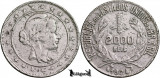 1924, 2000 R&eacute;is - Brazilia | KM 526, America Centrala si de Sud, Argint