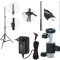 KIT lumina continua Lampa Yongnuo YN360S+ stativ+ alimentator+ suport orientabil pentru stativ