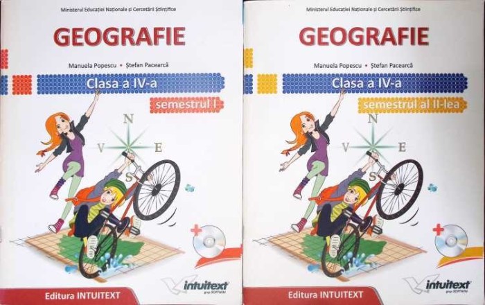 GEOGRAFIE, CLASA A IV-A, SEMESTRUL 1-2-MANUELA POPESCU, STEFAN PACEARCA-277196