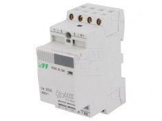 Contactor 4-poli 25A 24VAC NC NOx3 IP20