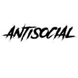 Sticker Auto , zAntisocial, , Autocolant ORACAL Amuzant si Rebel pentru Masini