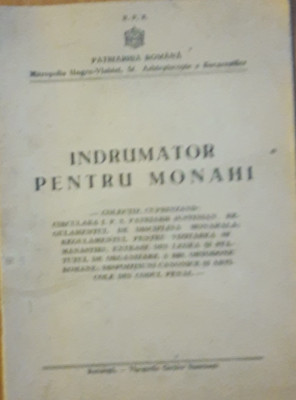 &amp;Icirc;ndrumător pentru monahi - Ordin Circular Nr. 7334/1948 - PATRIARHIA ROM&amp;Acirc;NĂ foto