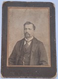 Fotografie de epoca, tip CDV, Barbat