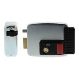 CISA 11731-60-2N7 - yala electrica aplicata 12V AC, cu buton, backset reglabil 50-80 mm