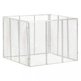 Compostor de gradina, 100x100x77 cm, fier galvanizat GartenMobel Dekor