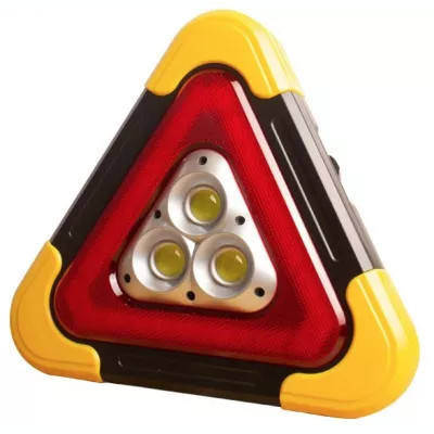 Lampa Triunghi SOLARA HB-7709 Reflectorizanta Auto 3xCOB LED