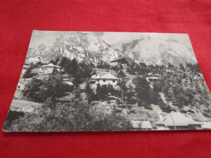 CARTE POSTALA BUSTENI VEDERE SPRE MUNTII BUCEGI CIRCULATA