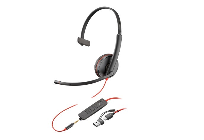 Poly BW 3215 USB-C HS +3.5mmP +USB-C/A