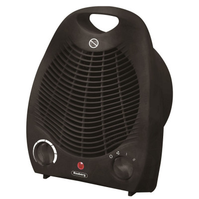 Soba cu ventilator Rosberg R51970G, 2000W, 3 trepte, Termostat, Aer rece, Negru foto