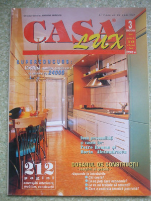 REVISTA CASA LUX NR. 3/2000 foto