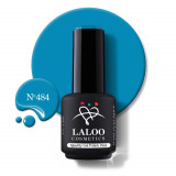 &Nu;&omicron;.484 Turquoise blue | Laloo gel polish 15ml, Laloo Cosmetics