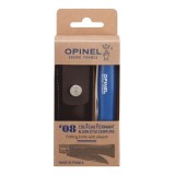 Cutit de buzunar N&deg;08, cu teaca, inox, 8,5cm, &quot;My first&quot;, Blue - Opinel