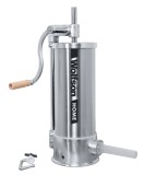 WOLFSON - MASINA MANUALA DE UMPLUT CARNATI CAPACITATE 6KG - CORP INOX - 6 PALNII - MONTAJ VERTICAL