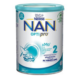 Formula de lapte de continuare Premium Nan 2 Optipro, +6 luni, 400 g, Nestle