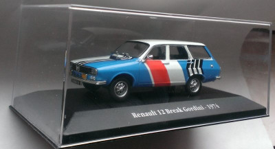 Macheta Renault 12 Break Gordini (Dacia 1300) raliu 1974 - Atlas Rally 1/43 foto