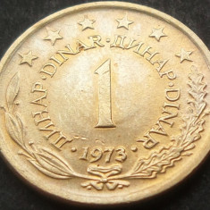 Moneda 1 DINAR - RSF YUGOSLAVIA, anul 1973 *cod 1555 B