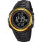 Ceas barbatesc de mana Skmei Casual Digital Fashion Compass Sport Alarma Negru Auriu