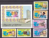 Liberia 1975 anul int.al femeii personalitati MI 946-951 + bl.75 MNH