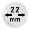 Capsule pentru monede in cutie x 10 buc. - 22 mm dimensiune intrare
