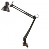 Lampa pentru birou, articulata Rana HL074, negru, E27, max. 60 W, Horoz