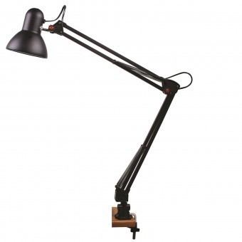 Lampa pentru birou, articulata Rana HL074, negru, E27, max. 60 W foto