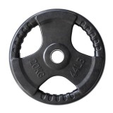 Disc greutate cauciucat HMS TOK 20 kg, gaura 51 mm, cu manere