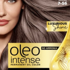 Syoss Oleo Intense Vopsea de păr permanentă 7-56 Blond mediu cenușiu, 1 buc