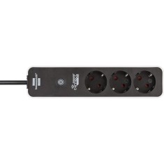 Prelungitor inteligent Brennenstuhl Connect Ecolor, Wireless, 3 prize, 16A, compatibil Alexa /Google Assistant