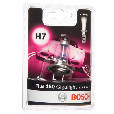 Bec Halogen H7 Bosch Plus 150 Gigalight, 12V, 55W foto