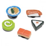Jibbitz Crocs 3D Mini Sushi Party 5 Pack, Crocs Jibbitz