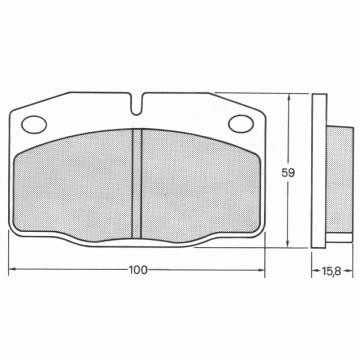 Placute frana Cielo Ferodo 11016 biz410945