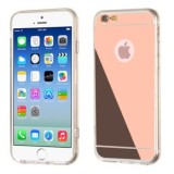 Cumpara ieftin Husa iPhone 6 / 6S MyStyle, Silicon, Oglinda Rose Gold, Anti-soc, Anti-zgarieturi