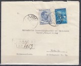 ROMANIA 1932/1935 LP 97 REGELE CAROL II - CALARE/PLIC ARAD-VIENA, Stampilat