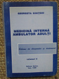 Medicina interna ambulator adulti vol 2 Georgeta Sinitchi