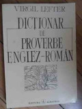Dictionar De Proverbe Englez Roman - Virgil Lefter ,531591